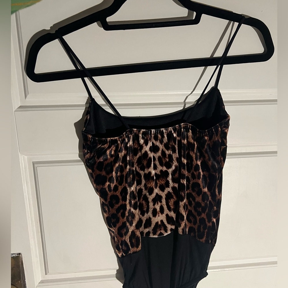 Nasty Gal Leopard Body Suit - Picture 3 of 5